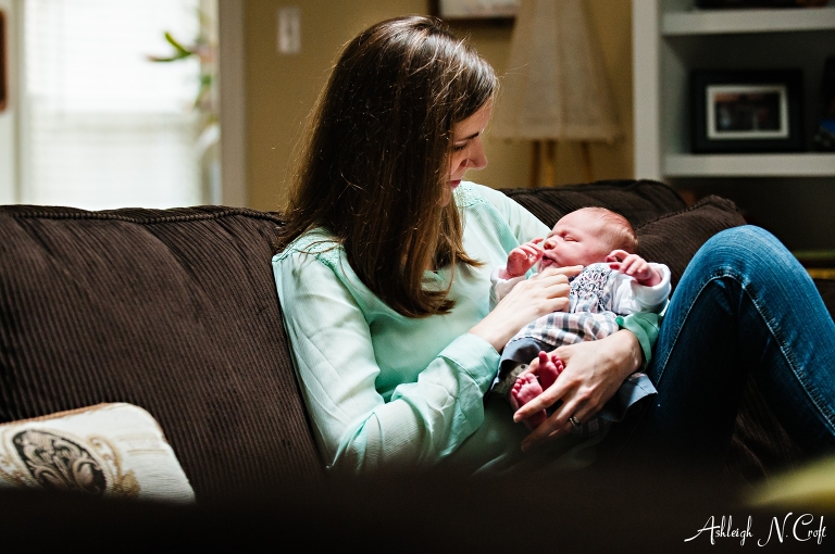 Johns Creek home newborn photography