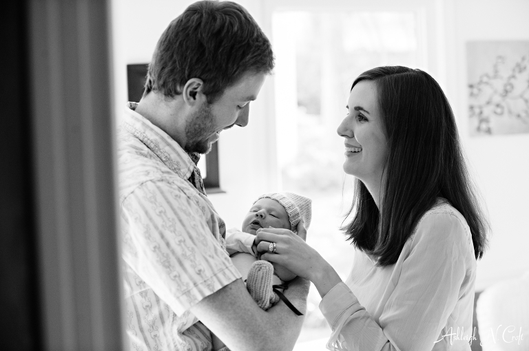 at home newborn photographer